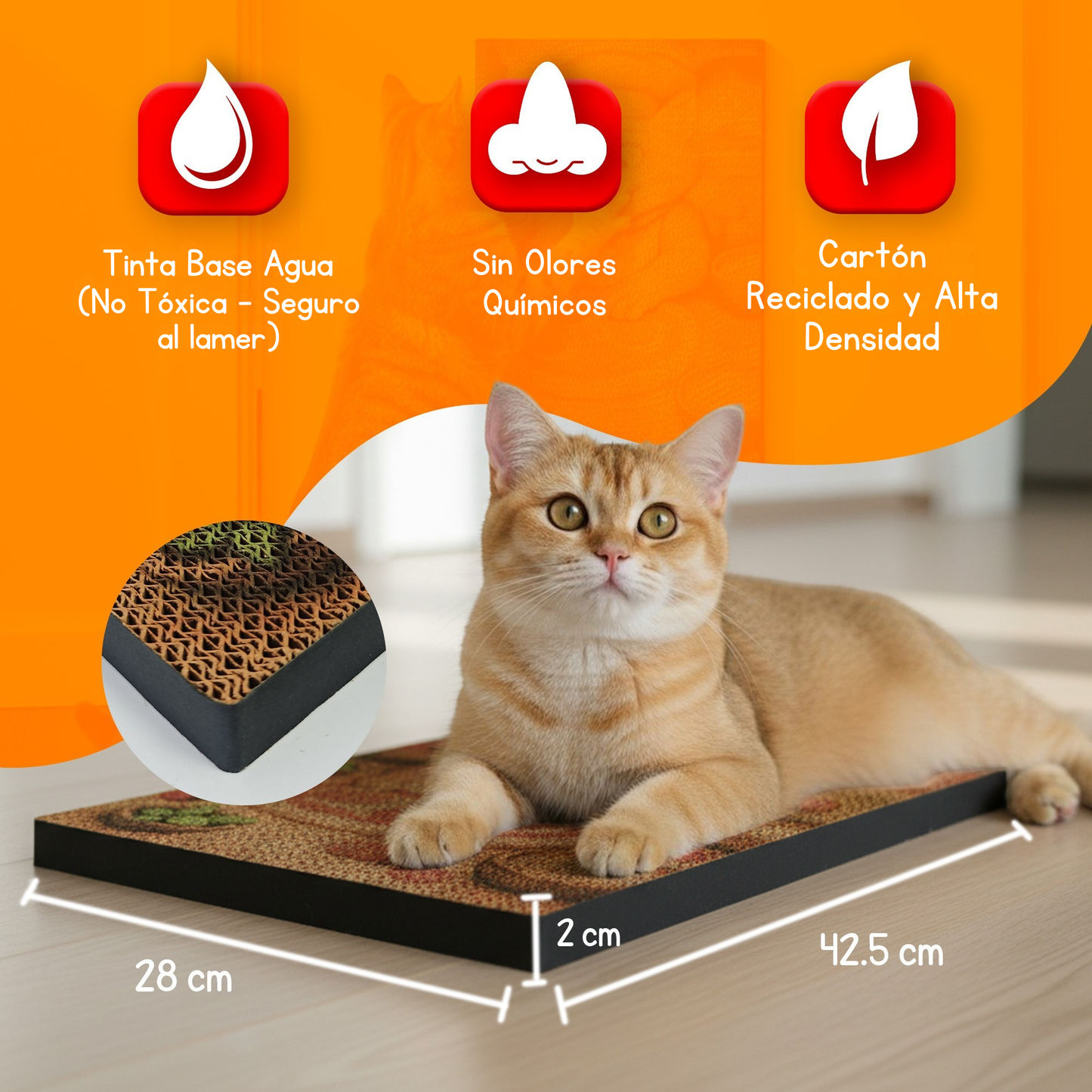 Rascador gatos 3 en 1 foodie