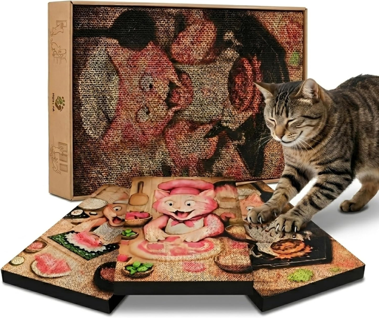 Rascador gatos 3 en 1 foodie